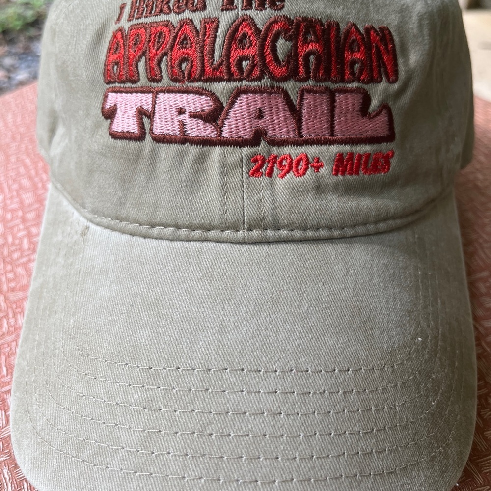 Urban Outfitters Cotton Cap “I hiked the Appalachian Trail” embroidered dad hat